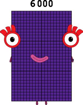 Numberblocks 6000 blocks by jeanpaulfelix on DeviantArt