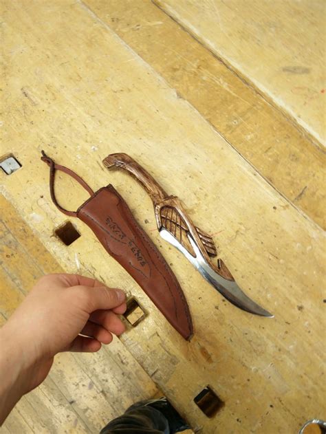 The elven dagger I made at school - 9GAG