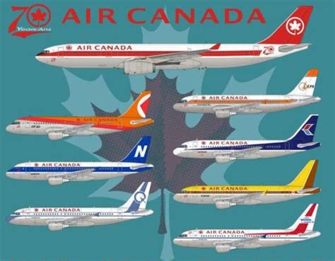 Air Canada's 80th - Suggested Liveries - DA.C