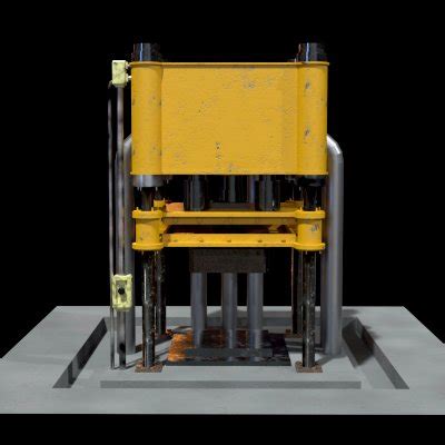 Metal Forging Machine - 3D Model by DiegoBRman12