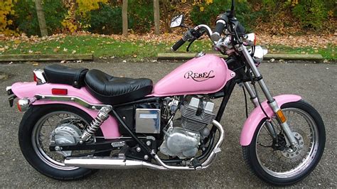 1985 HONDA REBEL CMX 250 CMX250 CUSTOM PINK CLASSIC TWIN CRUISER