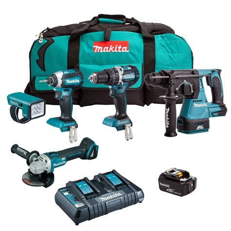 Makita Tool Kit/Set 18v 5 Piece DLX5042PT | Toolden