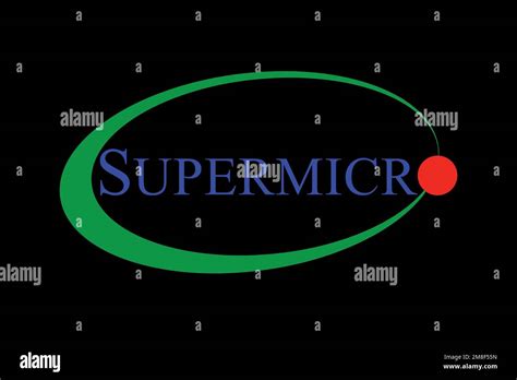 Supermicro, Logo, Black background Stock Photo - Alamy