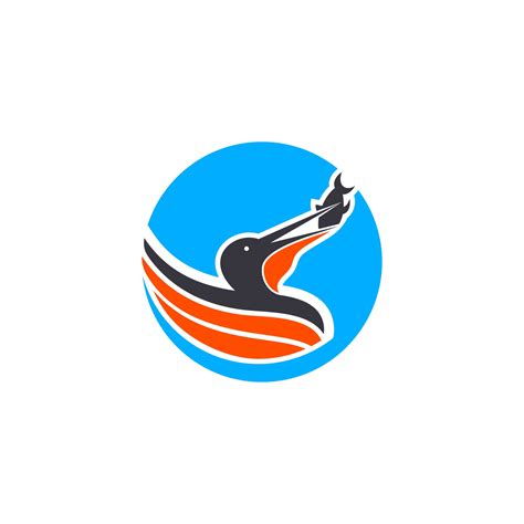 Pelican logo vector 2566334 Vector Art at Vecteezy