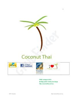 Coconut Thai Restaurant - GrubFinder