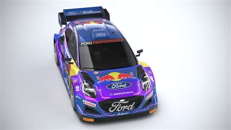 Ford Puma M-Sport WRC Hybrid Rally1 2022 3D Model by SQUIR