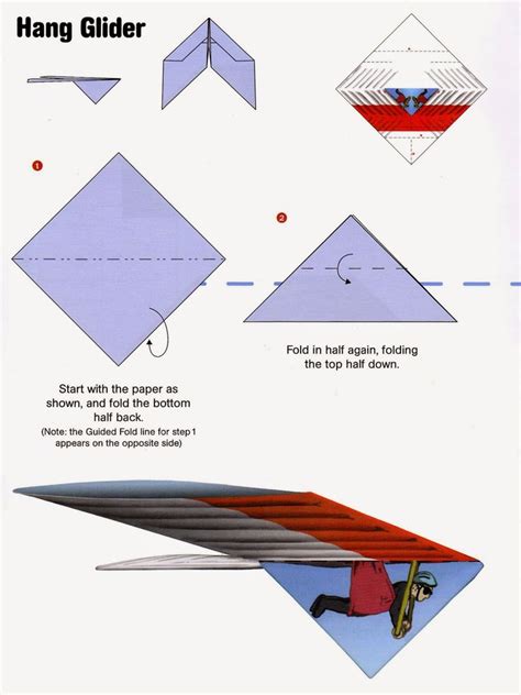 Craftside: How to Fold a Hang Glider Paper Airplane from the Kit Fold and Fly Paper Airplanes # ...