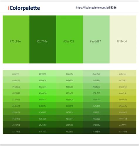 1 Latest Color Schemes with Atlantis And Beige Color tone combinations | 2023 | iColorpalette