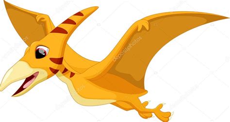 Schattig pterodactyl cartoon vectorafbeelding door © irwanjos2 ⬇ ...