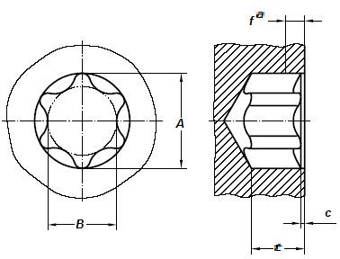 Torx Head Fastener Basic Dimensions