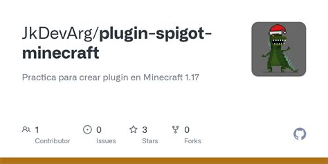 GitHub - JkDevArg/plugin-spigot-minecraft: Practica para crear plugin ...