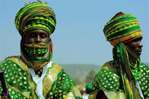 Hausa men at Durbar, Northern Nigeria