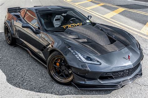 2013-2019 Corvette Z06/Grandsport BKSS Style Carbon Fiber Hood