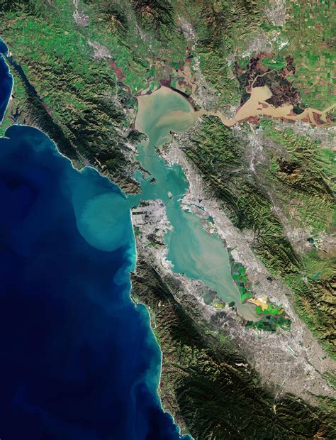 Satellite Captures Incredible Detailed View of San Francisco Bay From Space