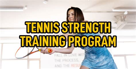 Strength Training for Tennis Players (Detailed Program) – Torokhtiy Weightlifting