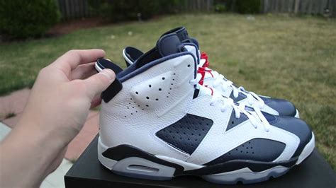 Air Jordan 6 VI Olympic 2012 Pickup Review + On Feet HD - YouTube