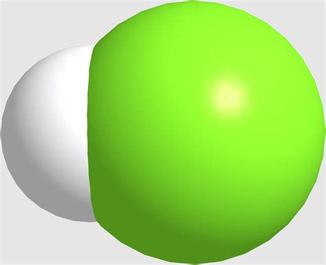 3d Creative, Hydrogen chloride, Hydrochloric acid, hydride, chlorine ...