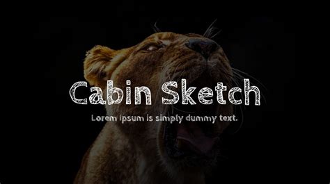 Cabin Sketch Font Family : Download Free for Desktop & Webfont