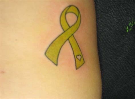 Pin by ShelbyD on Cute Stuff | Yellow ribbon tattoos, Ribbon tattoos, Endometriosis tattoo