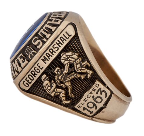 Lot Detail - 1963 George Marshall Pro Football Hall of Fame Ring