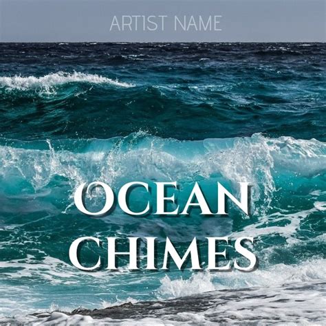 Ocean chimes album art | Album art, Album covers, Album cover art