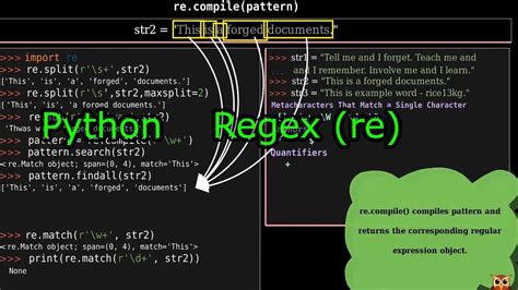 Regular Expression in Python Tutorial | Explained using Animation (Manim Lib) | Python for ...