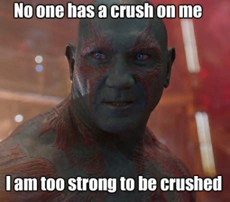 Drax the destroyer! Marvel Funny, Marvel Dc, Head Memes, Laughing Photos, Gaurdians Of The ...