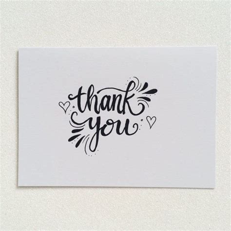 Thank you calligraphy greetings card. Thanks giving | Hand lettering ...