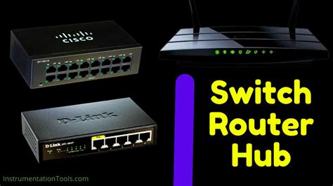 Difference between Router, Switch, and Hub