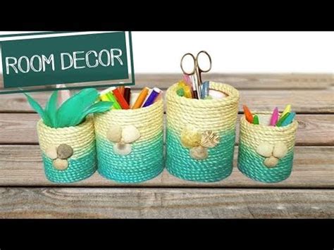 Tin Can Pencil Holder DIY: Add a Pop of Personality to Your Room - YouTube