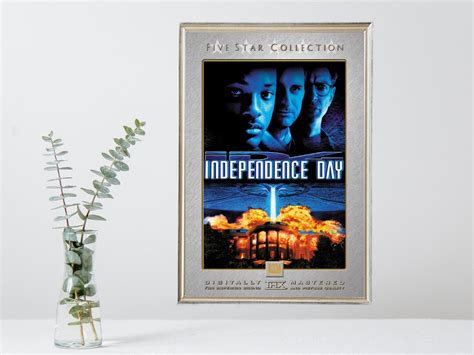 Independence Day Movie Poster Vintage Movie Poster Limited Edition Collectible Film Memorabilia ...