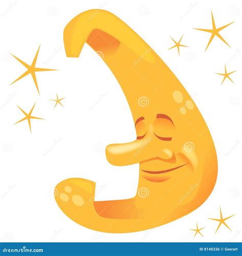 Moon Character Royalty Free Stock Image - Image: 8140336