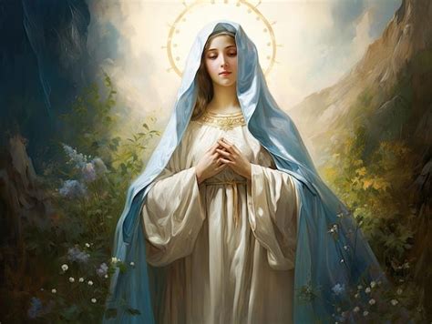 Virgin Mary Painting Images - Free Download