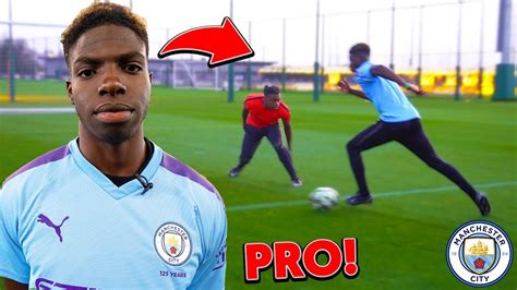 I Trained with MANCHESTER CITY For 24 Hours.. PRO FOOTBALLER! - YouTube