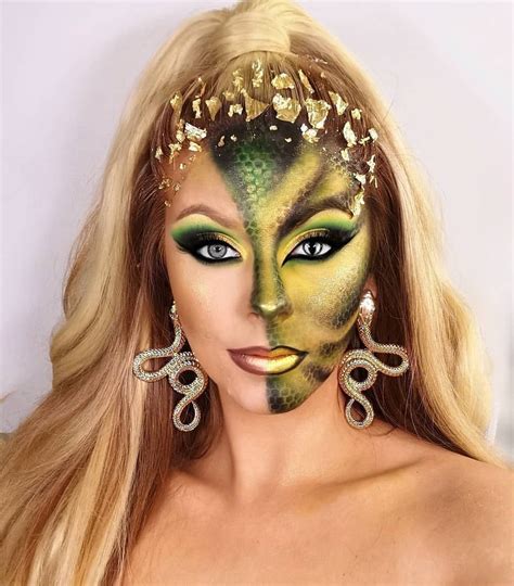 JadeDeacon on Instagram: “🐍 Snake inspired makeup 🐍 I had to edit the ...