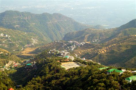 mussorie hills and view of the doon valley mussorie uttarakhand india