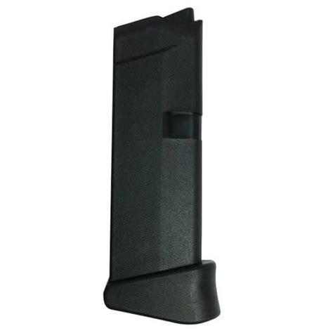 GLOCK 42 .380 ACP Magazine, 6 Rounds, Polymer, Black Finger Rest Extension - Duke's Sport Shop, Inc.