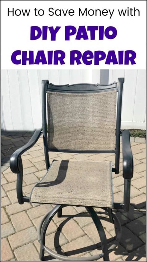 How to Save Yourself Money with DIY Patio Chair Repair