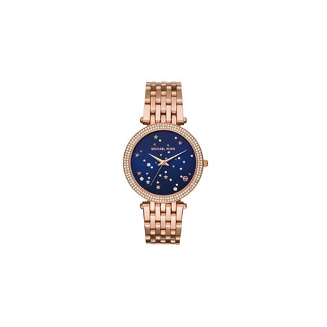 Michael Kors Jewellery Michael Kors Ladies Rose Gold Navy Star Darci ...