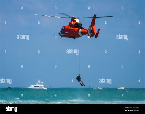 The coast guard coming to the rescue Stock Photo - Alamy