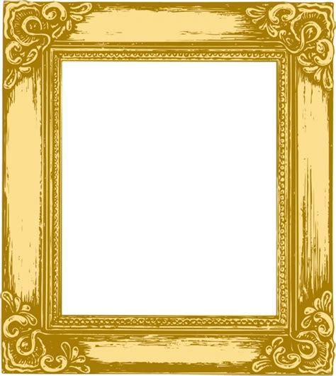 View Vintage Gold Picture Frame Vector