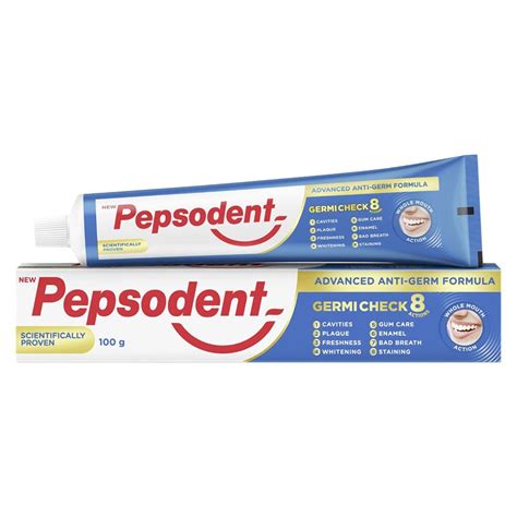 Buy Pepsodent Germicheck 12h Germ Protection Toothpaste, 100g Online at Low Prices in India ...