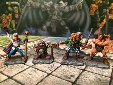 HeroQuest Heroes | Fantasy miniatures, Hero, Board games