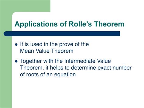 PPT - Rolle’s theorem and Mean Value Theorem ( Section 4.2) PowerPoint ...