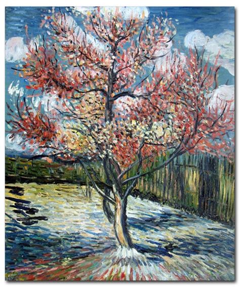 Peach Trees in Bloom - van Gogh Paintings | Famous Art @ Canvas Paintings