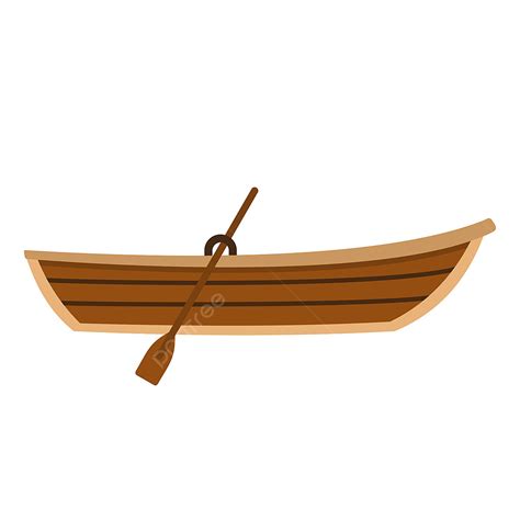 Boat Paddle Clipart PNG Images, Boat With Paddle Icon Flat Style, Style Icons, Boat Icons, Boat ...