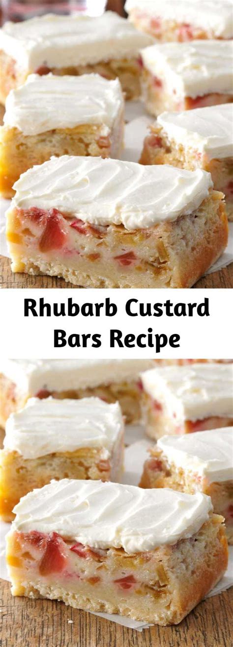 Rhubarb Custard Bars Recipe – Mom Secret Ingrediets