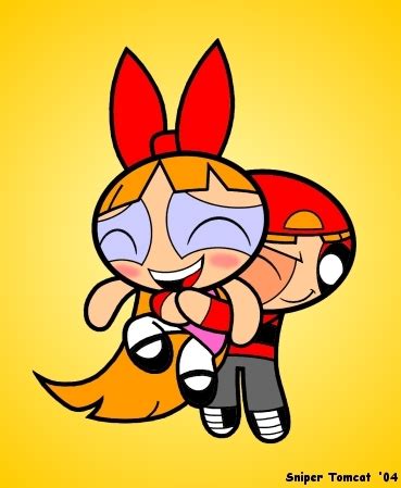 Aww ! Brick and Blossom - Powerpuff Girls Fan Art (24270144) - Fanpop