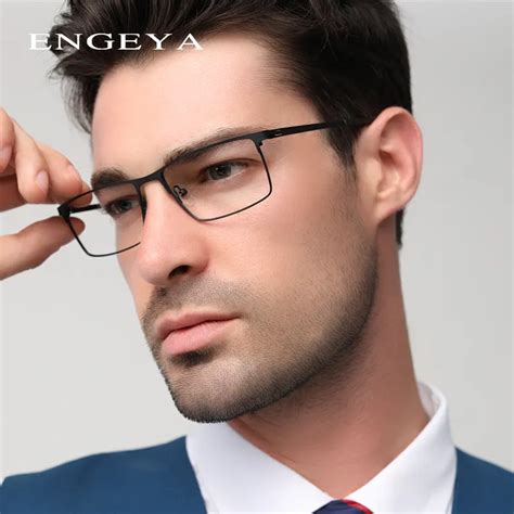 Aliexpress.com : Buy Optical Metal Glasses Frame Men Retro Clear Myopia Prescription Eyewear ...