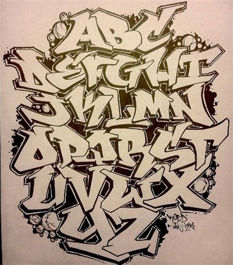 How To Draw Graffiti Letters A Z In 3d